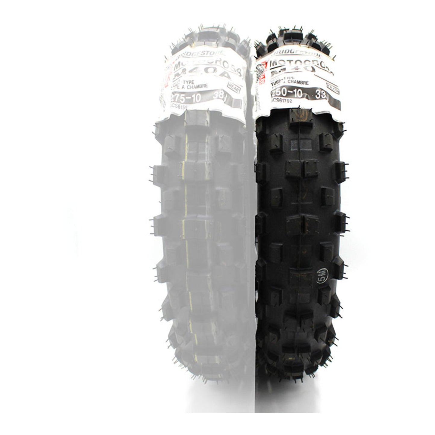 Bridgestone M40 250-10 Front / Rear Off-Road Tyre (Medium / Soft)