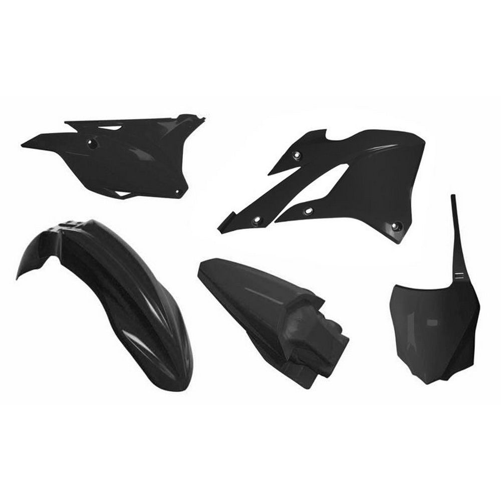 PLASTICS KIT RTECH 5 PIECE BLACK KAWASAKI KX85 22-ON KX112 22-ON