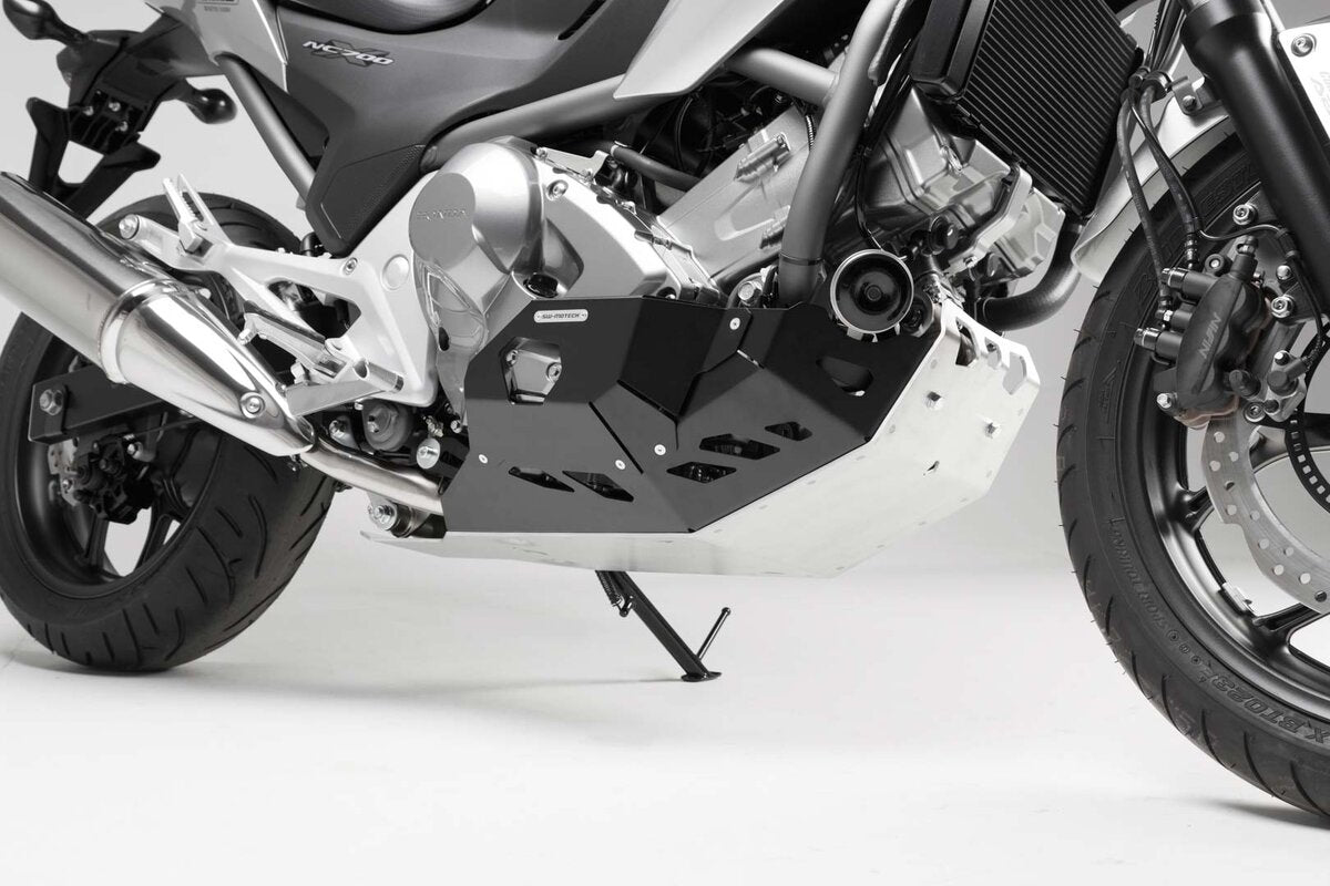 BASH PLATE SW MOTECH SILVER HONDA NC700 11-14 NC700X 11-14 NC750 14-23 NC750X 14-23 WITH DCT