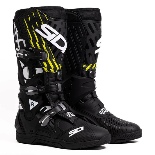 Sidi Crossair TA (The Arsenale collab) MX Boot - Black Yellow