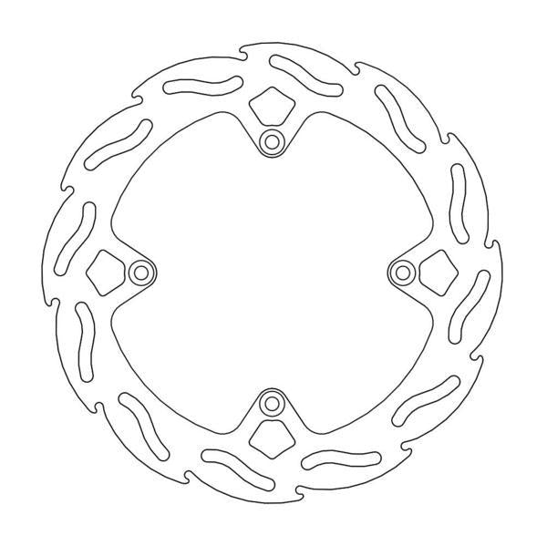 BRAKE DISC REAR MOTO MASTER FLAME 220MM HUSQVARNA TC85 KTM 250F 250R 350 E-SX FREERIDE 85SX