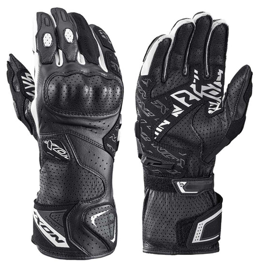 Ixon THUNDER AIR Glove Black/White - Sport Leather