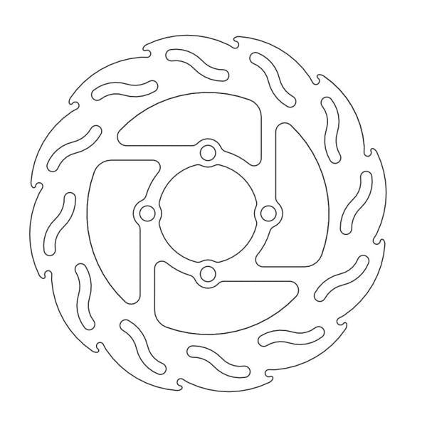 BRAKE DISC REAR MOTO MASTER FLAME 200MM YAMAHA YFM YFZ