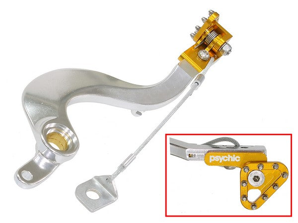 REAR BRAKE LEVER FOLDING TYPE PSYCHIC, SUZUKI RMX450 10-19 RMZ450 08-25