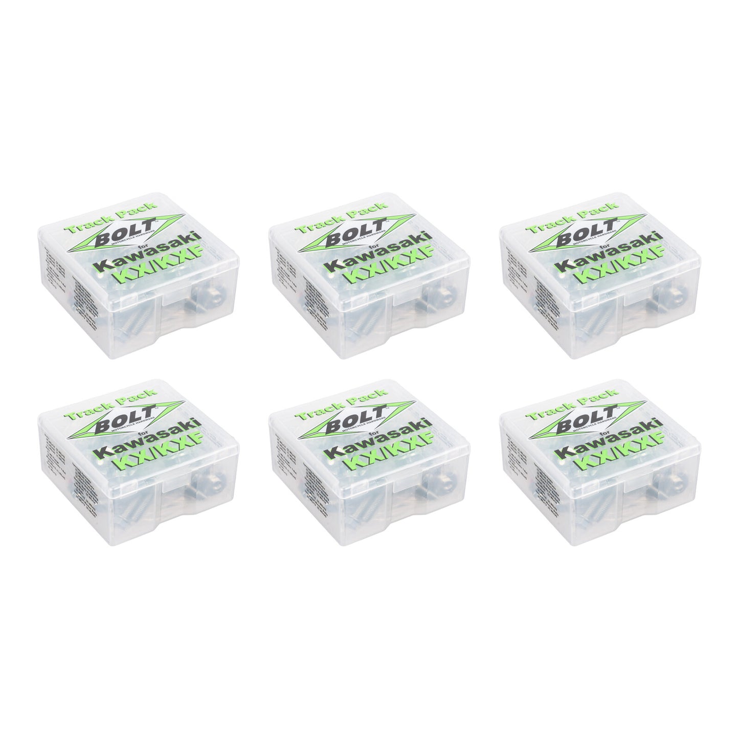 Bolt Track Pack for Kawasaki (6 Kits Display)