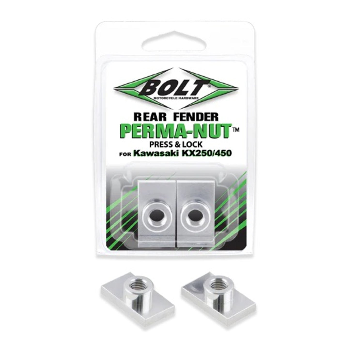 Bolt Rear Fender Perma Nuts Fits Kawasaki KX250 / 450