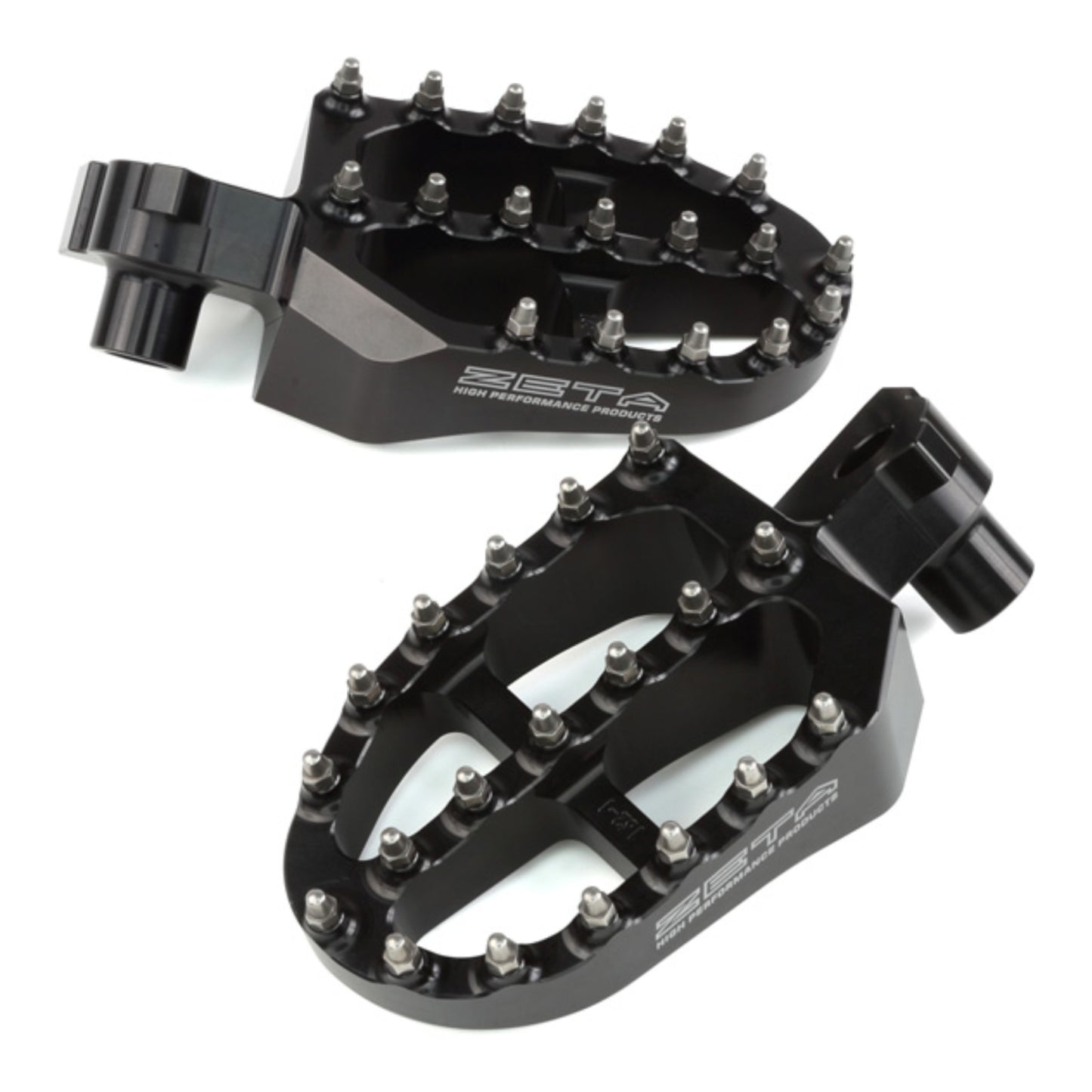 Zeta Aluminium Footpegs YZF 250-450 / YZ125-250 - Black