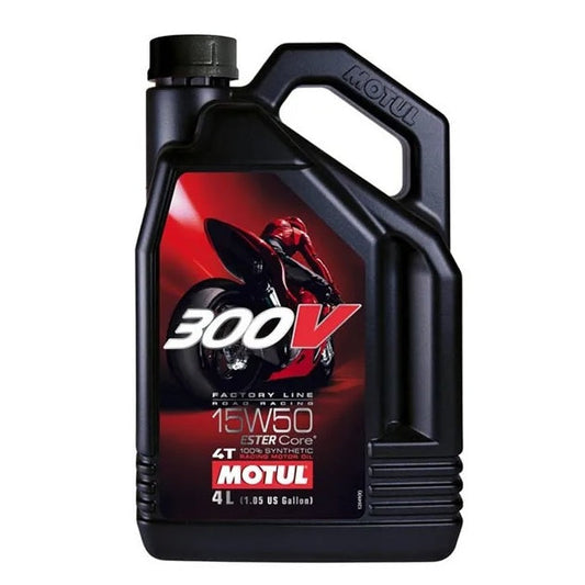 *MOTUL 300V 4T Fully Synthetic Road Racing 15W50 4L