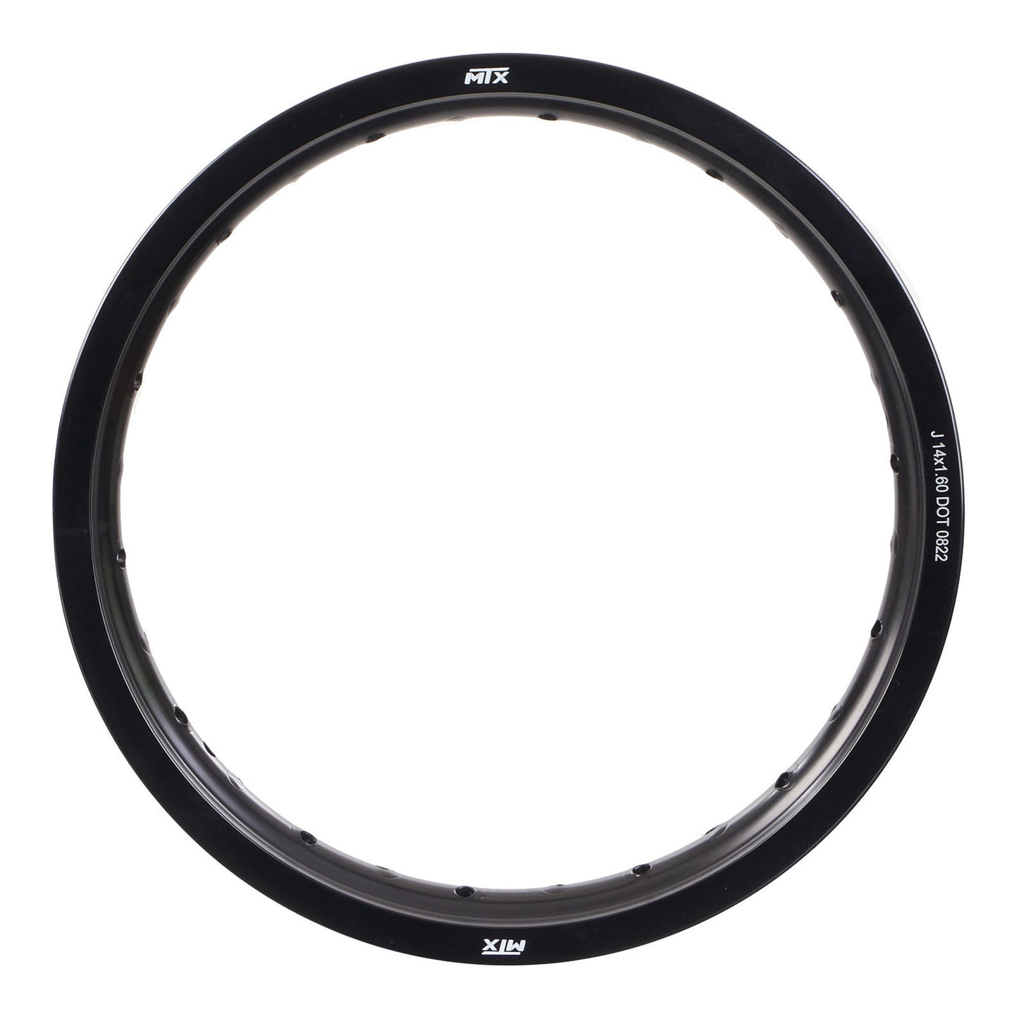 MTX Rim 7075 T6 Alloy - 14 x 1.60 28H Black