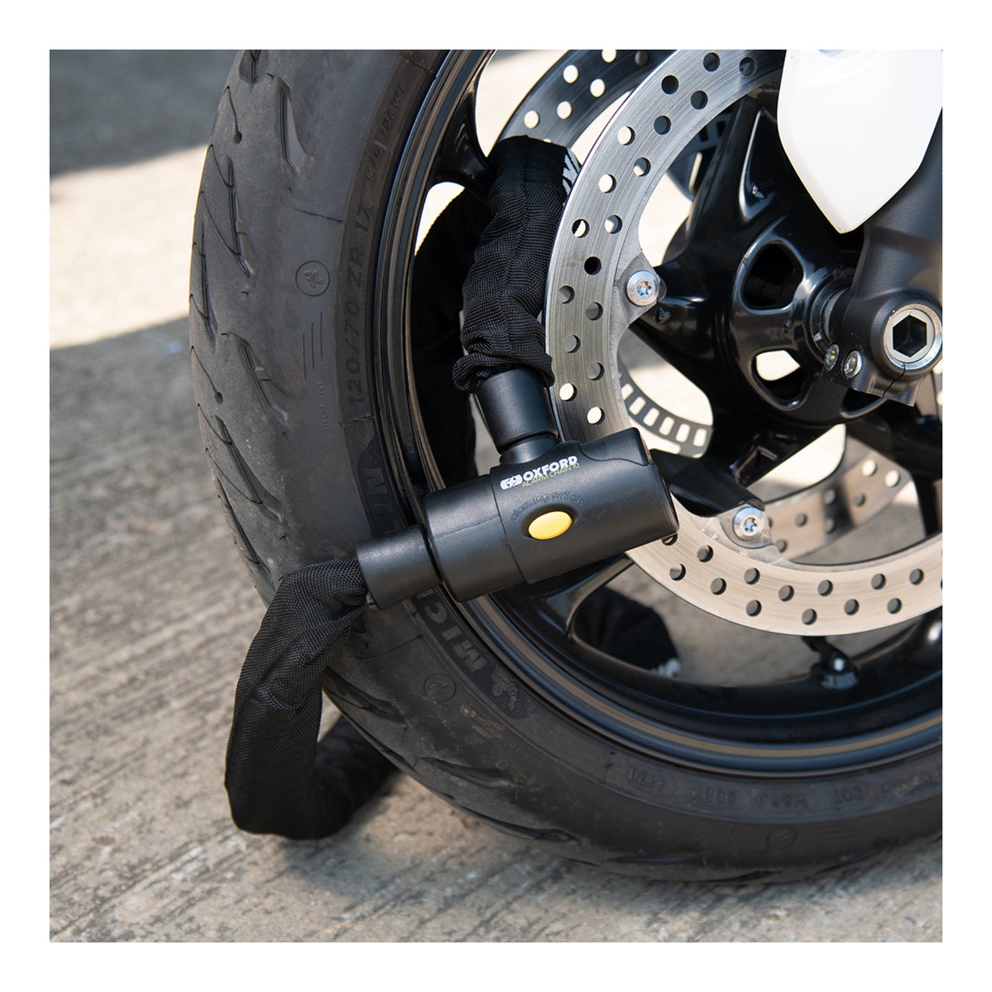 Oxford Alarm Chain10 - 10mm SQ x 2.0m