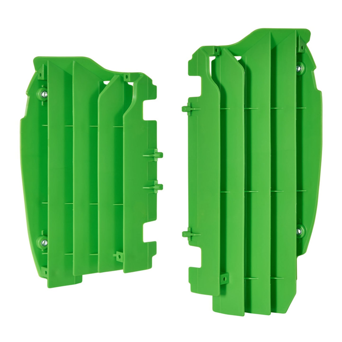 Polisport Radiator Louvers Kawasaki KX450F ('10-'15) - Green