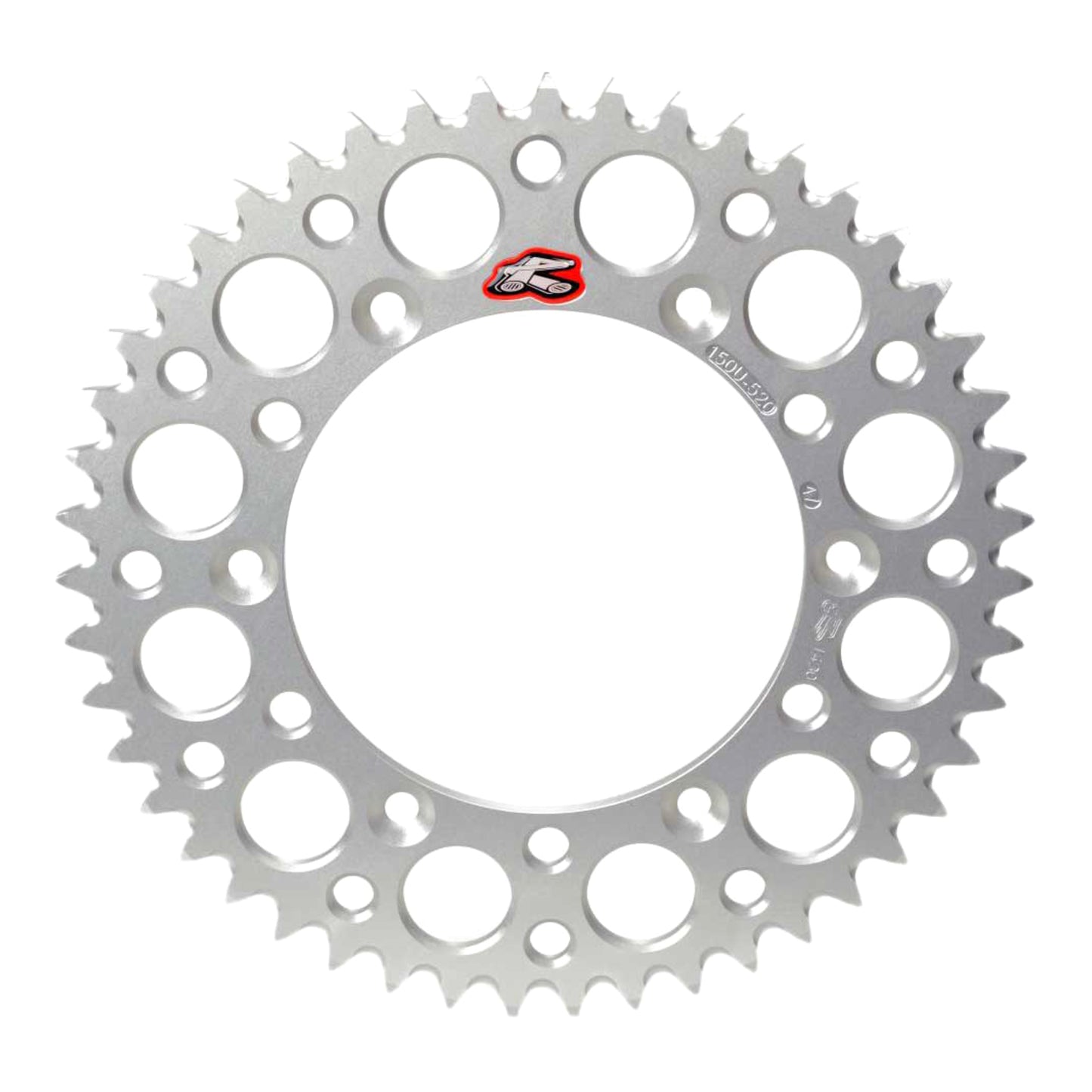 Renthal Sprocket Rear Silver 51T Alloy 7075 T6 Grooved Suzuki