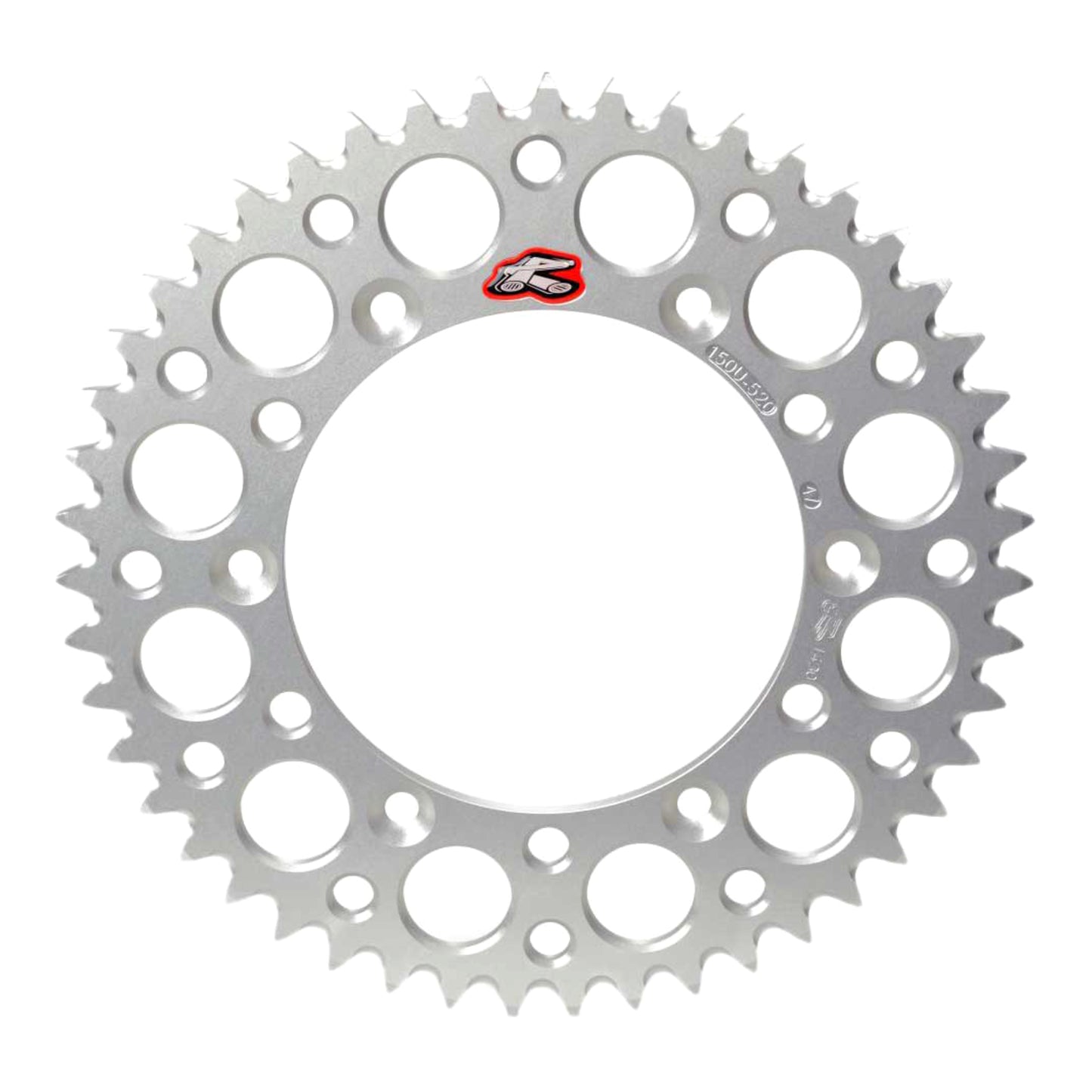 Renthal Sprocket Rear Silver 52T Alloy 7075 T6 Grooved Suzuki