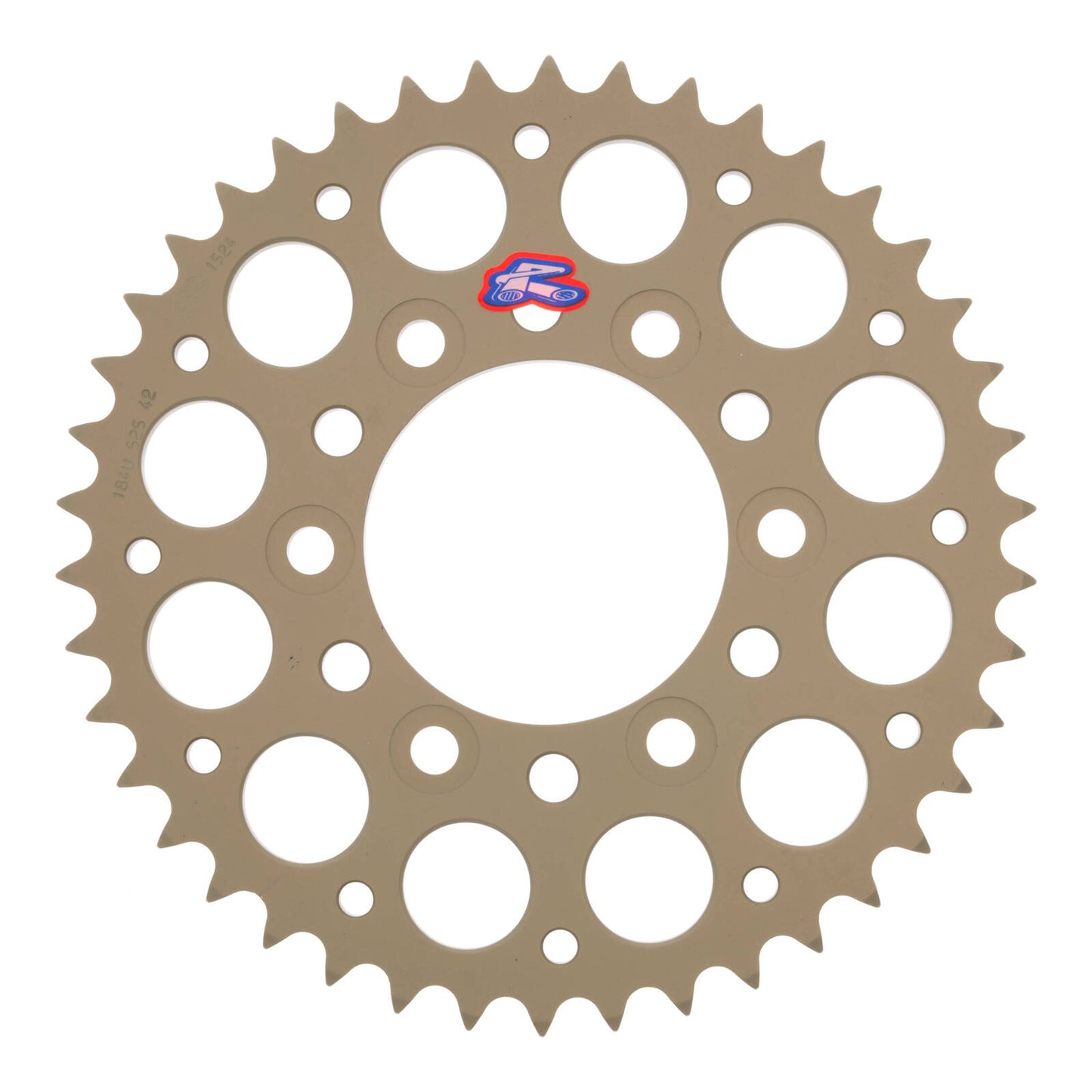 Renthal Sprocket Rear Silver 42T Alloy 7075 T6 Grooved Kawasaki
