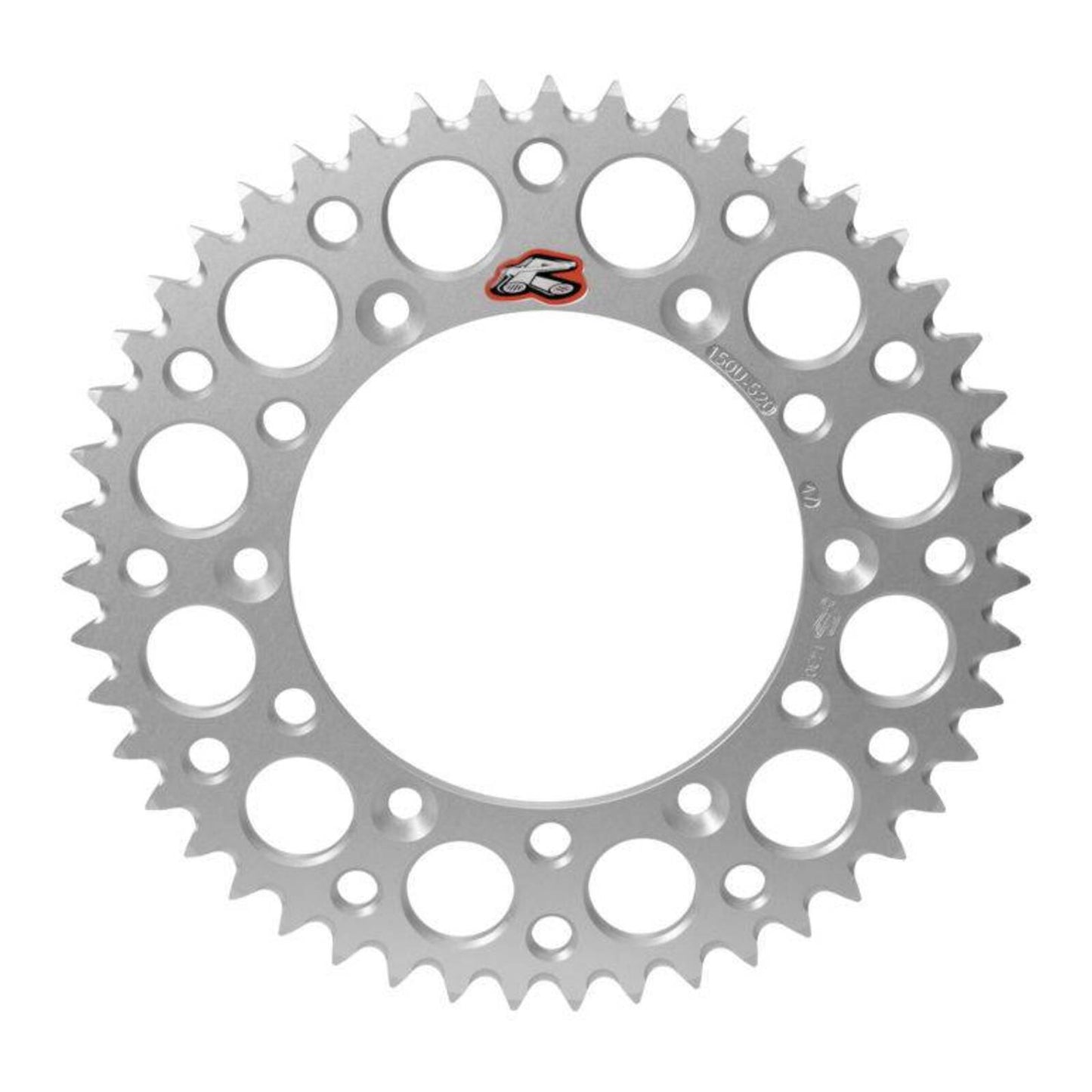 Renthal Sprocket Rear Silver 41T Alloy 7075 T6 Grooved Kawasaki