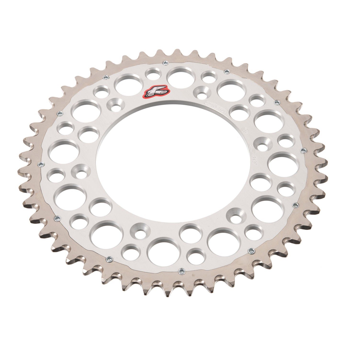 Renthal Sprocket Twinring Silver 48T Bi-Metal Grooved