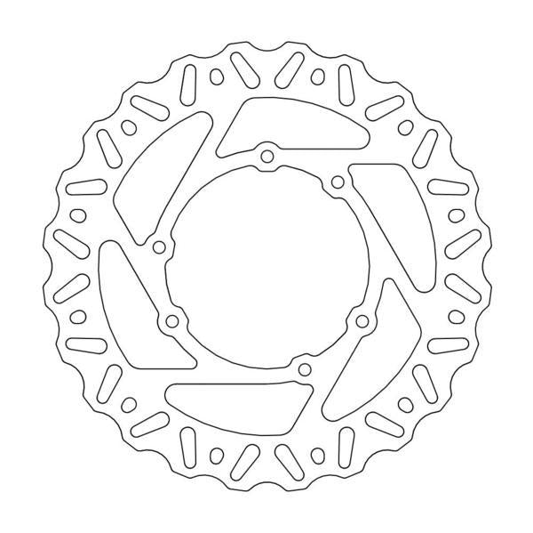 BRAKE DISC FRONT MOTO MASTER NITRO 240MM HONDA CR125R CR250R CR500R CRF250R CRF250X CRF450R CRF450X