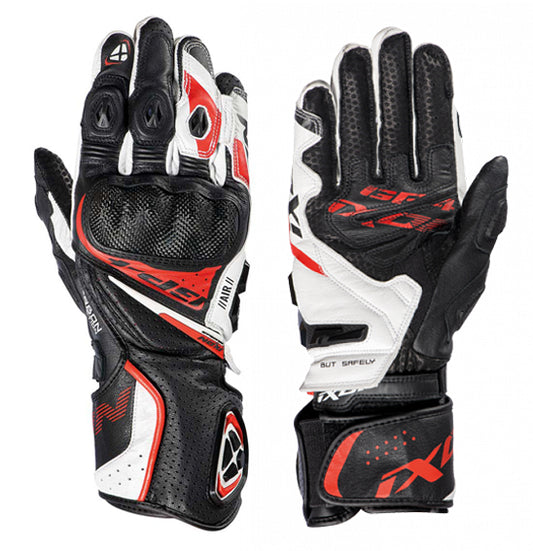 Ixon GP4 AIR Glove Blk/Wht/Red - Sport Leather