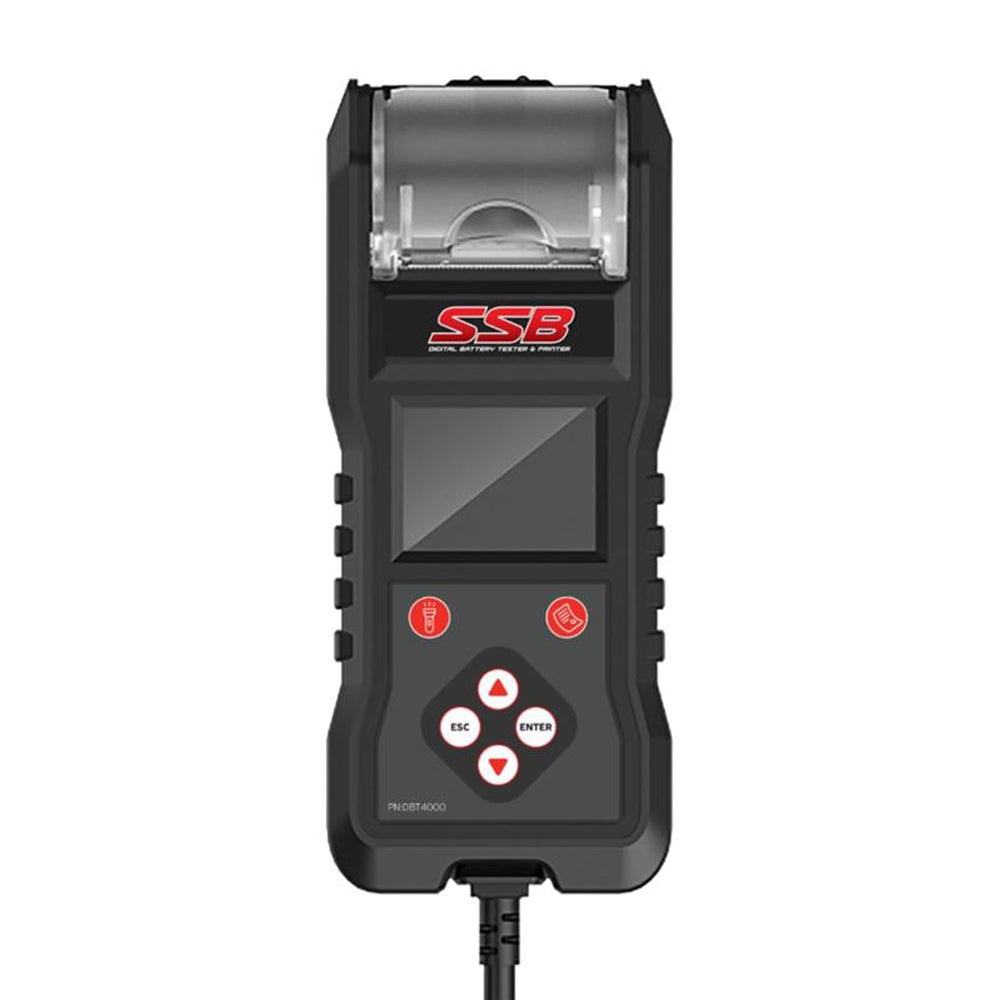 MOTORCYCLE AND POWERSPORTS BATTERY DIGITAL BATTERY TESTER & PRINTER