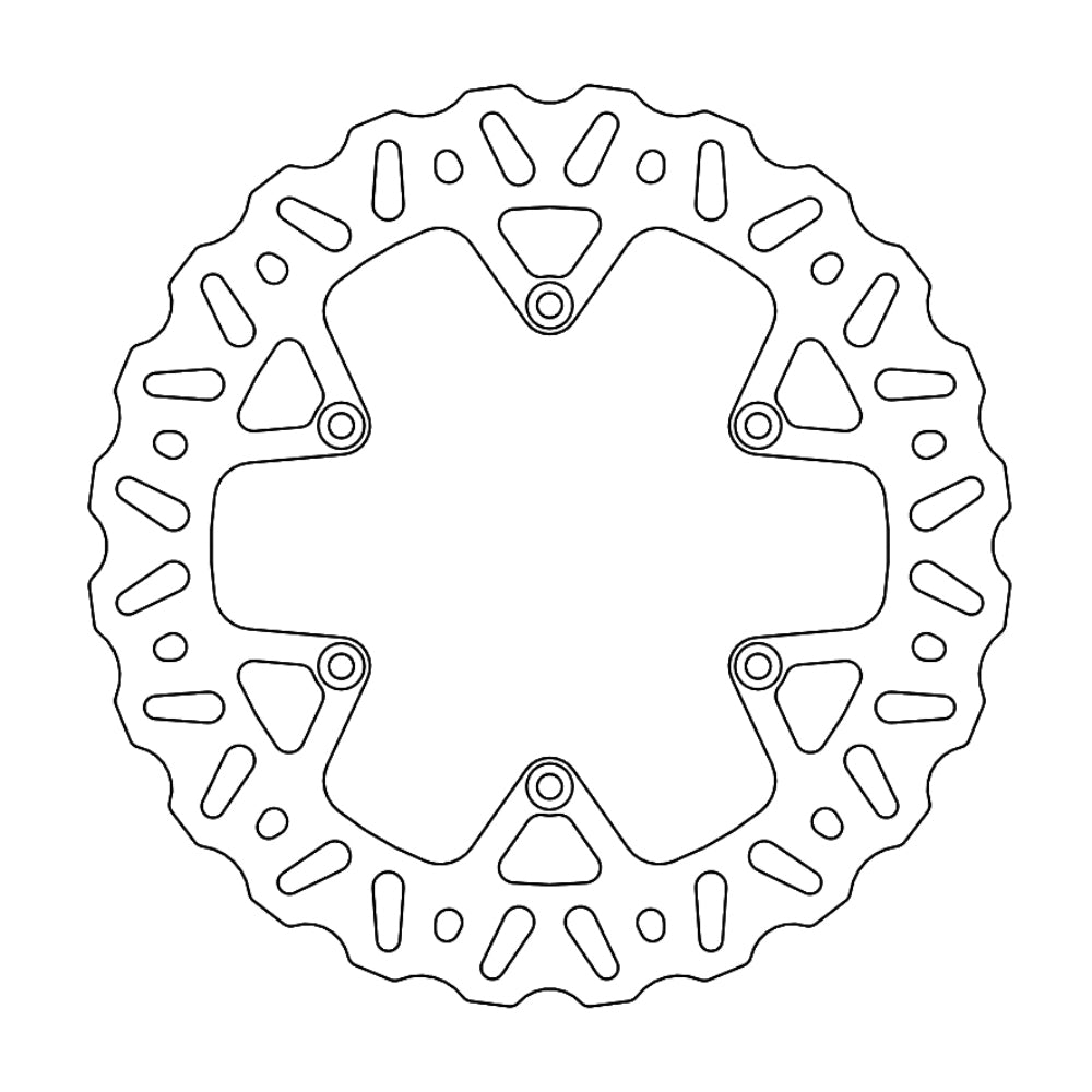 BRAKE DISC REAR MOTO MASTER NITRO 240MM BETA