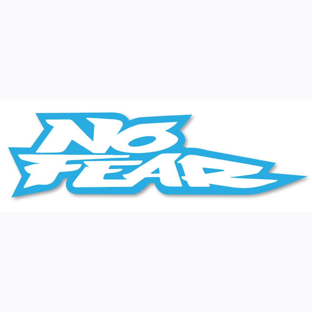 No Fear Label Sticker