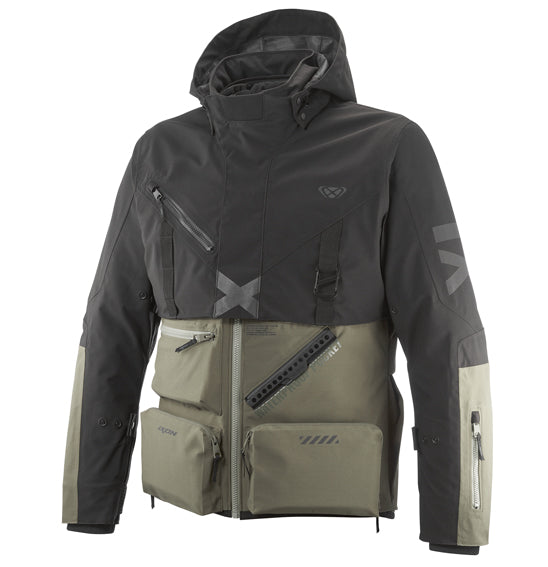 Ixon ETNA Jacket Khaki/Black - Adventure