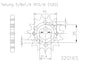 SPROCKET FRONT MOTO MASTER STEEL 13T KAWASAKI YAMAHA