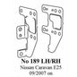 RADIO BRACKETS NISSAN CARAVAN E25  09/2007 ON SIDE BRACKETS
