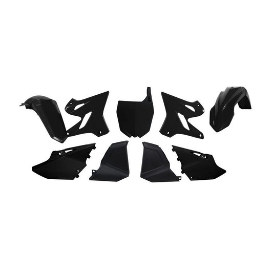 PLASTICS KIT RTECH 6 PIECE BLACK YAMAHA YZ125 YZ125X YZ250 YZ250X