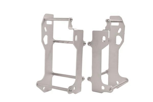 RADIATOR GUARDS CROSSPRO KAWASAKI KLX450 08-15 KLX450R 08-17 KX450F 06-08 SILVER