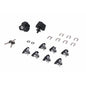 ANTI THEFT PROTECTION FOR SW MOTECH PRO SIDE CARRIER QUICK LOCK FUNCTION 9 MATCHING LOCKS 2 KEYS