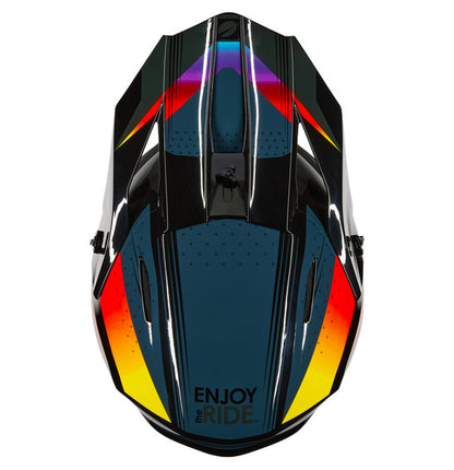 O'Neal Youth 1SRS RC Helmet - Black/Multi