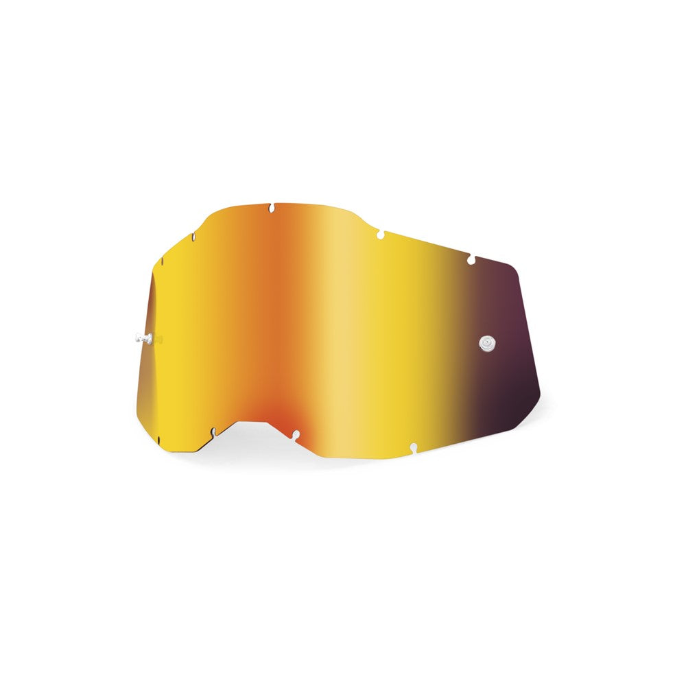 100% AC2/ST2 Youth Lens Mirror Red