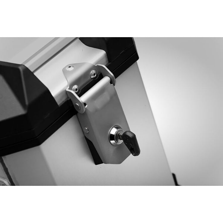 SW MOTECH TRAX ADVENTURE SIDE CASE RIGHT ALUMINUM 45L SILVER