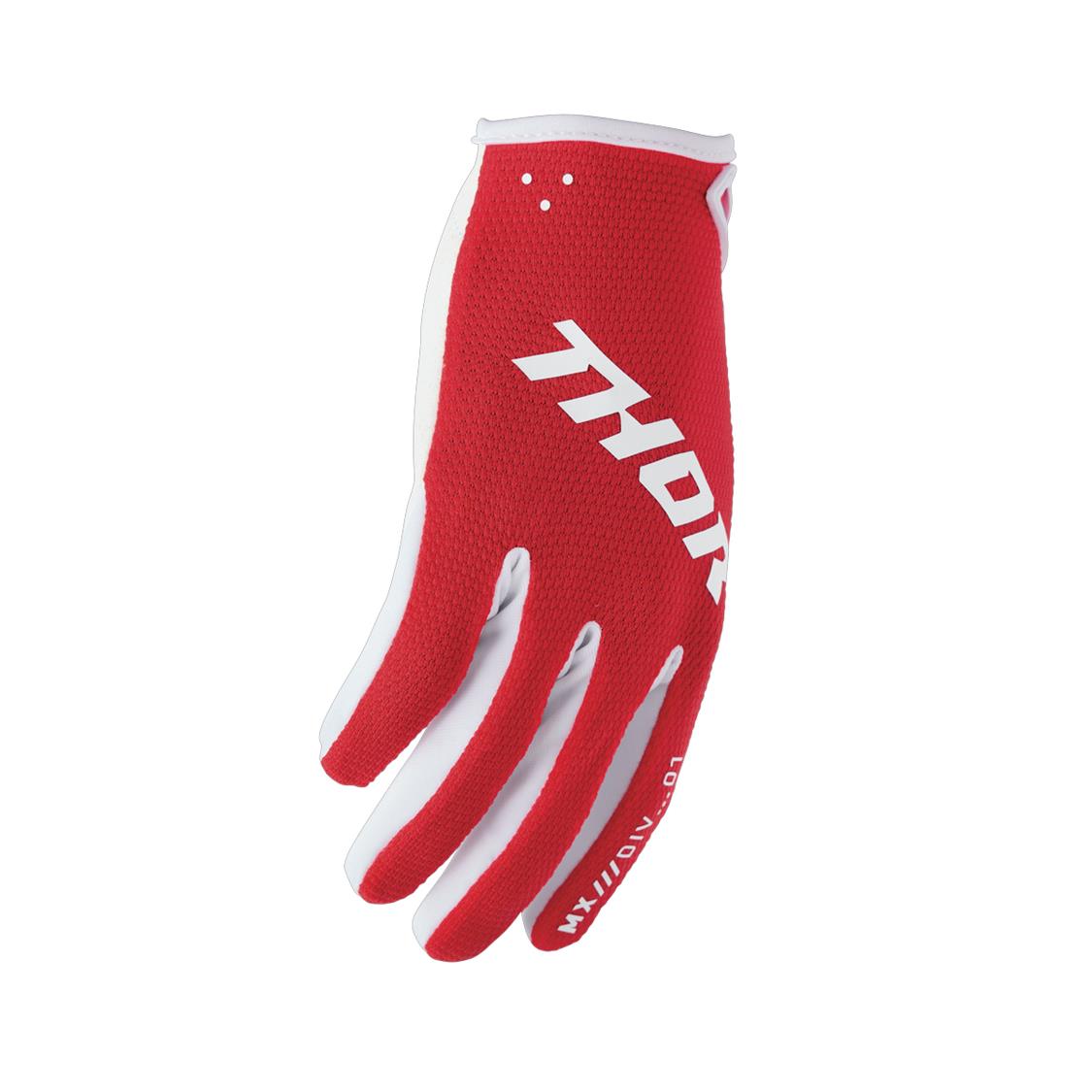 THOR GLOVE YOUTH RIDEMODE STATIC RED