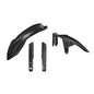 PLASTICS RTECH 3 PIECE FRONT FENDER & FORK BLACK YAMAHA XT700Z TENERE 19-24