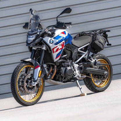 Bike fitted with the Kreiga OS-BASE and OS-Adventure Packs