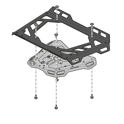 REAR CARRIER SW MOTECH STEEL RACK KAWASAKI Z900RS CAFE SE ANNIV