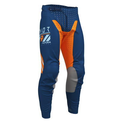 THOR MX PANT LAUNCHMODE FUTURA NAVY/ORANGE