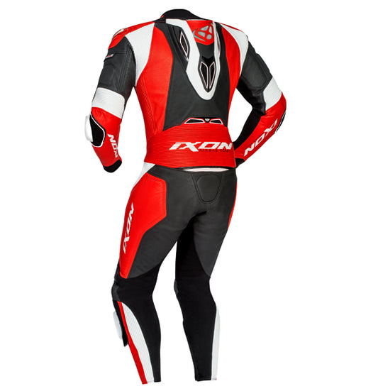 Ixon VENDETTA EVO 1pc Suit - Blk/Red/Wht