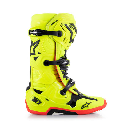 Alpinestars Tech-10 MX Boots Yellow Fluoro