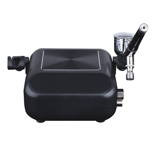 FORMULA AIRBRUSH COMPRESSOR WITH TOUCH OPERATION AND AIRBRUSH KIT BLACK