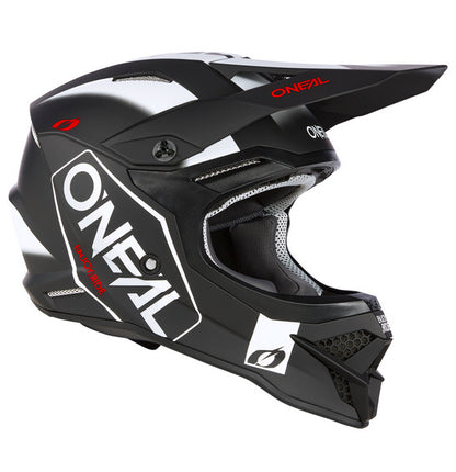 O'Neal 3SRS HEXX V.23 Helmet - Black/White