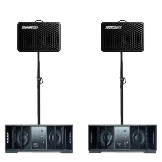 SOUNDBOKS GO + DFB SUBWOOFER BATTERY POWERED WIRELESS PRO AUDIO DUAL KIT