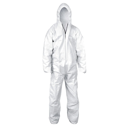 HEAVY DUTY DISPOSABLE COVERALL 55GSM LARGE