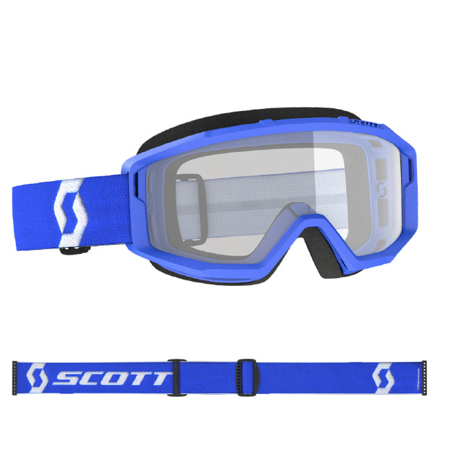 Scott Primal Goggle Blue with Clear Lens