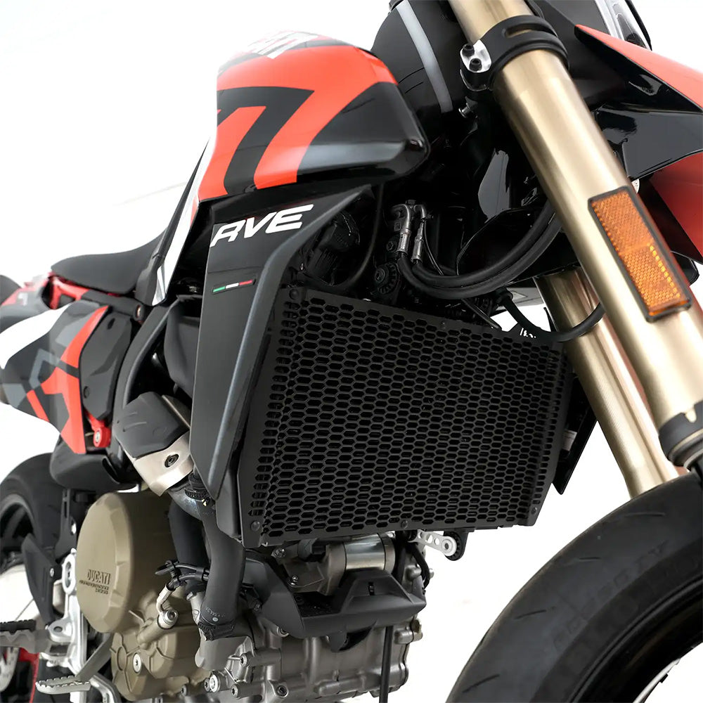 PRO Radiator Guard for Ducati Hypermotard 698 Mono/RVE 24- Black R&G