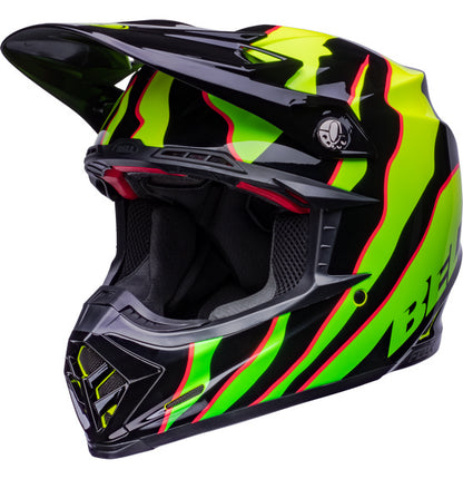 Bell MOTO-9S FLEX Claw Gloss Black/Green