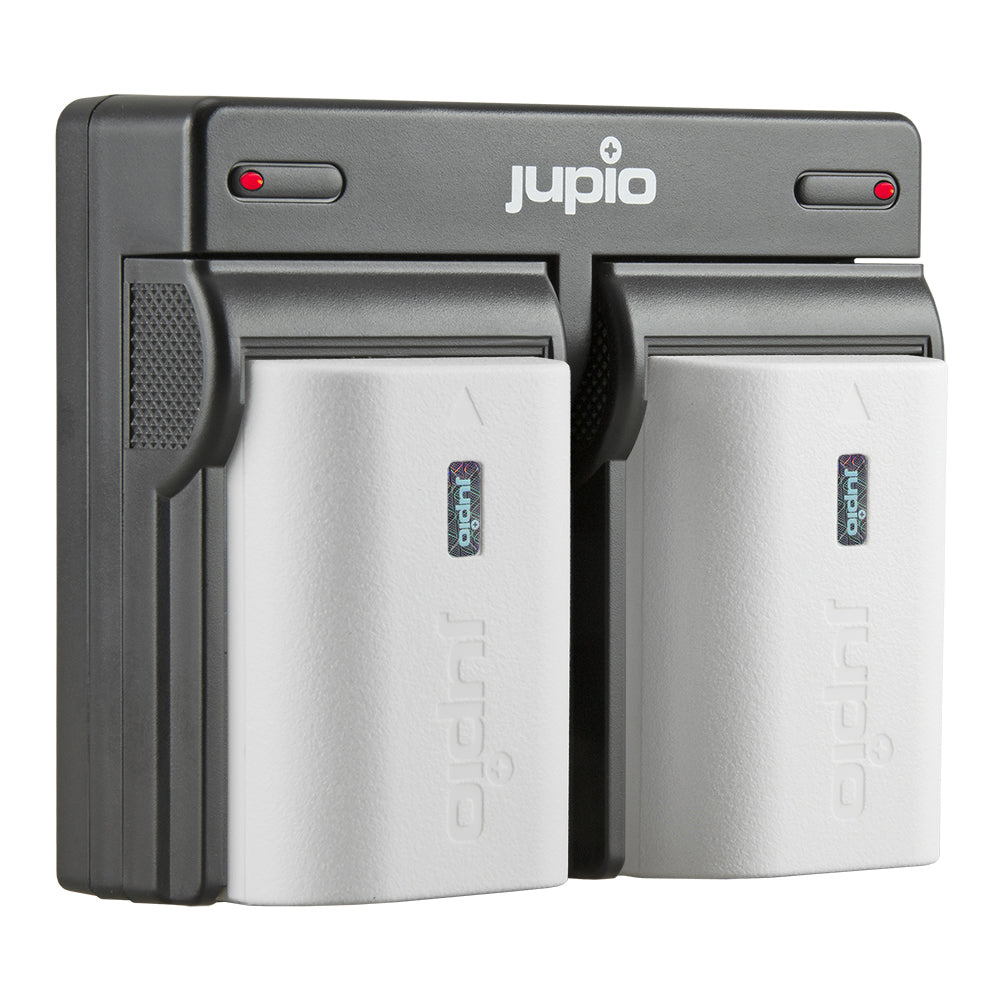 JUPIO BATTERY CHARGER KIT DUAL 2X LP-E6NH 2130MAH FOR CANON DIGITAL CAMERAS