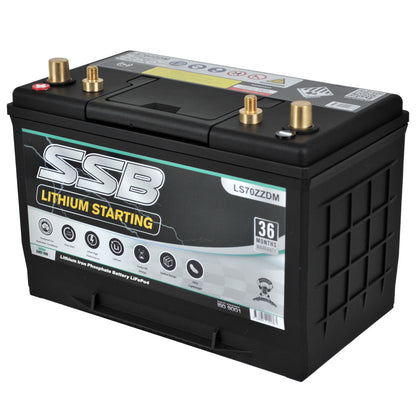 LITHIUM BATTERY 12V 100AH 1650CCA AUTOMOTIVE STARTING BATTERY